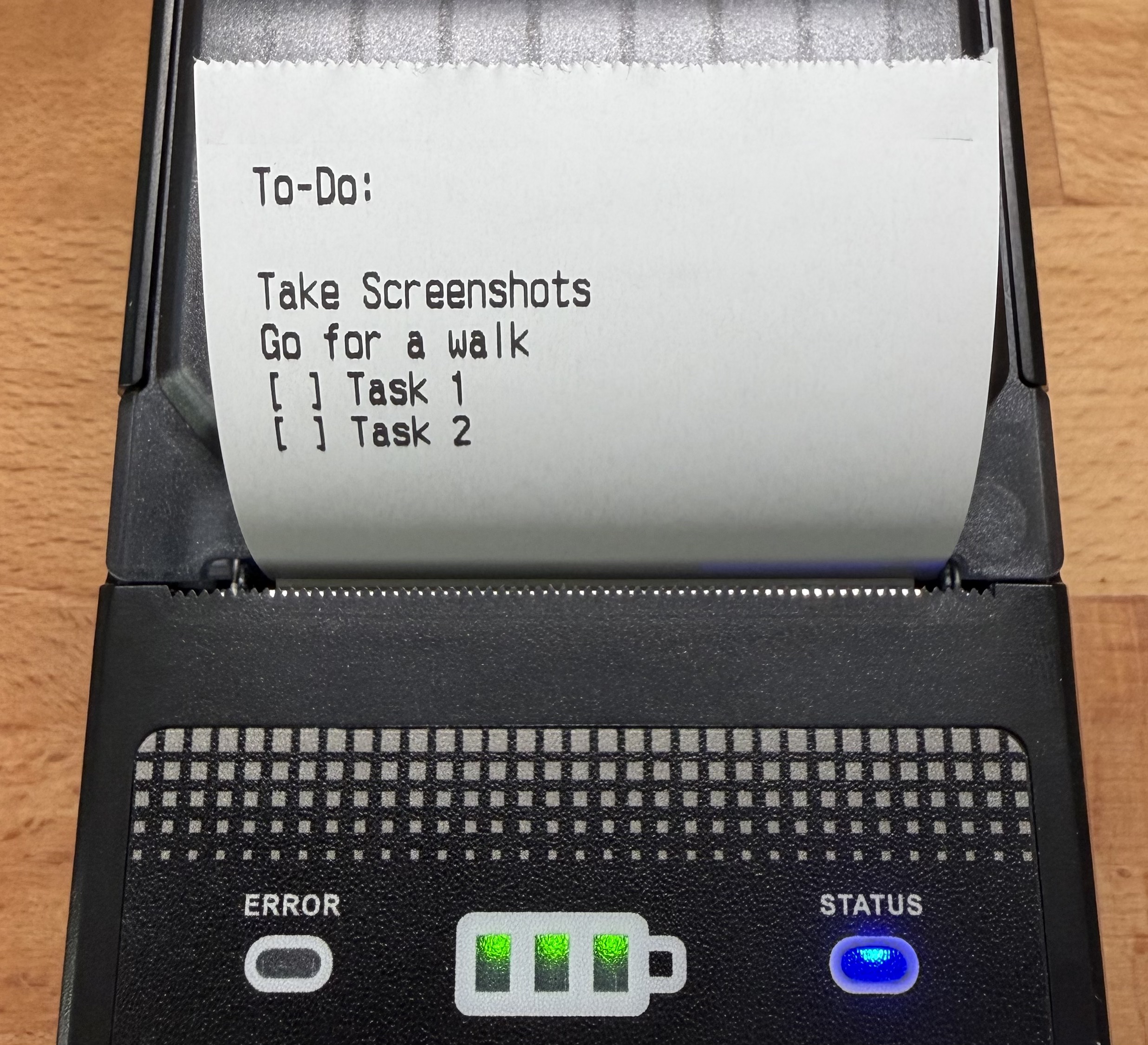 Screenshot of a simple Apple Shortcut